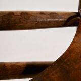 Hungarian calf leather lounge chair