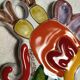 Wall plaque rooster ceramic signed DeSimone Italy – vintage Sicily