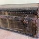 Large travel trunk from the early 20th century.
