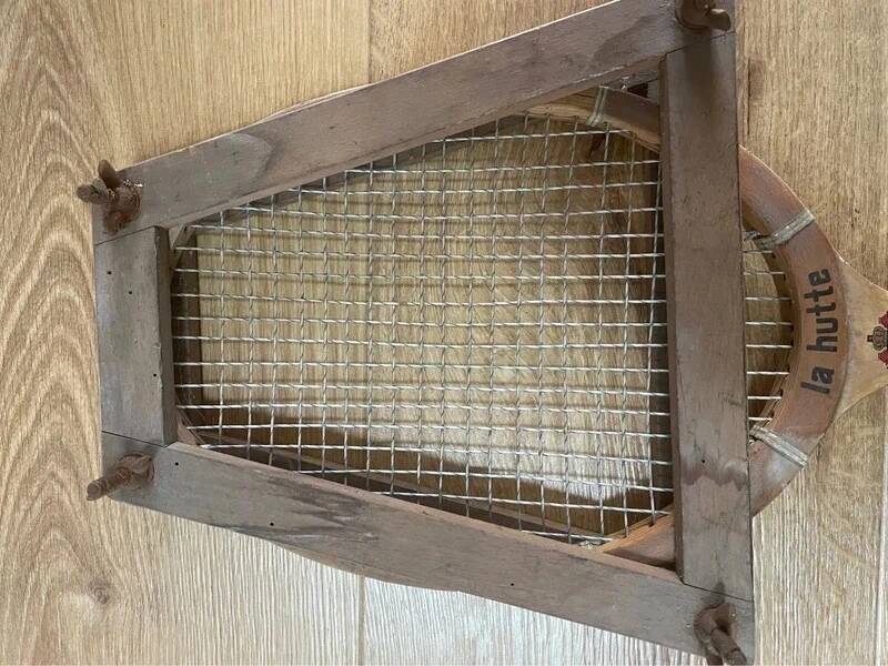 Vintage tennis racket La Hutte