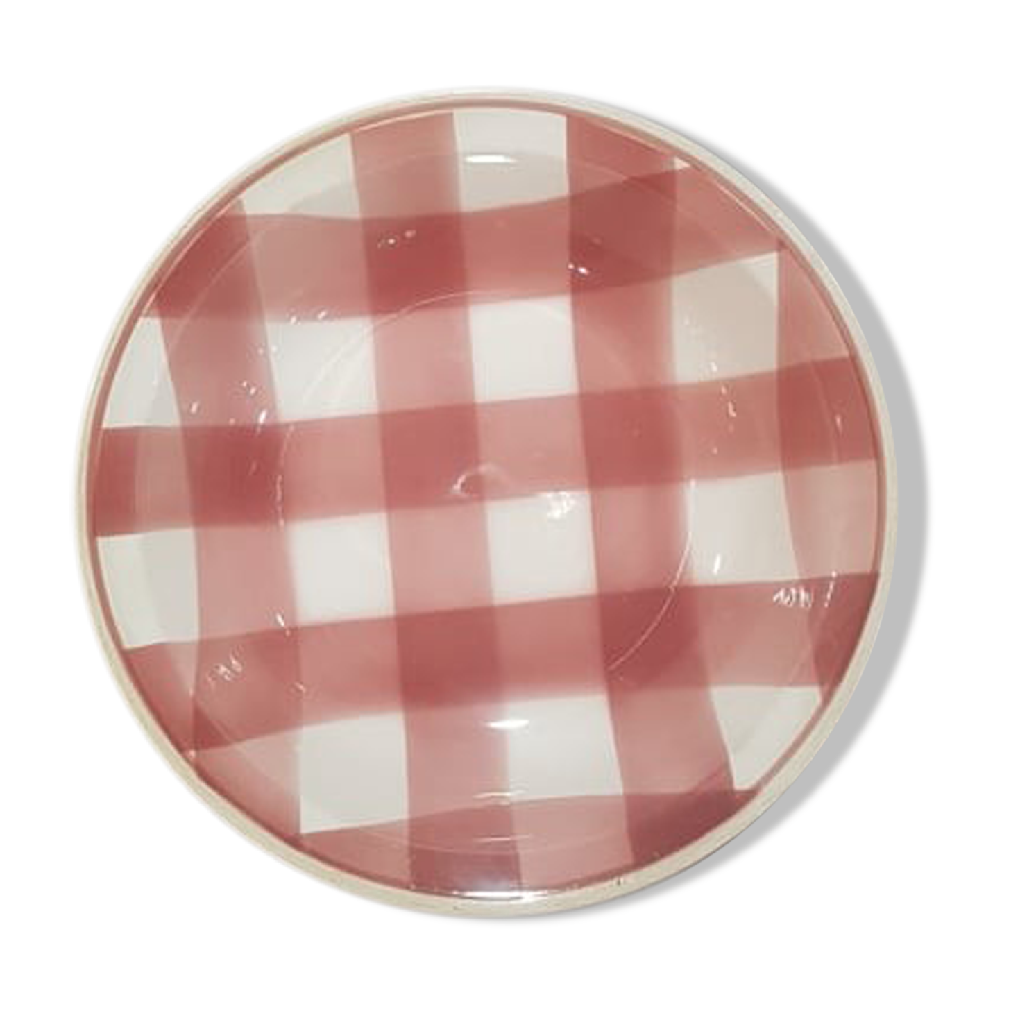 Flat hollow earthenware New Givors model 8008