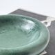 Ashtray / round ceramic catchall in emerald green.