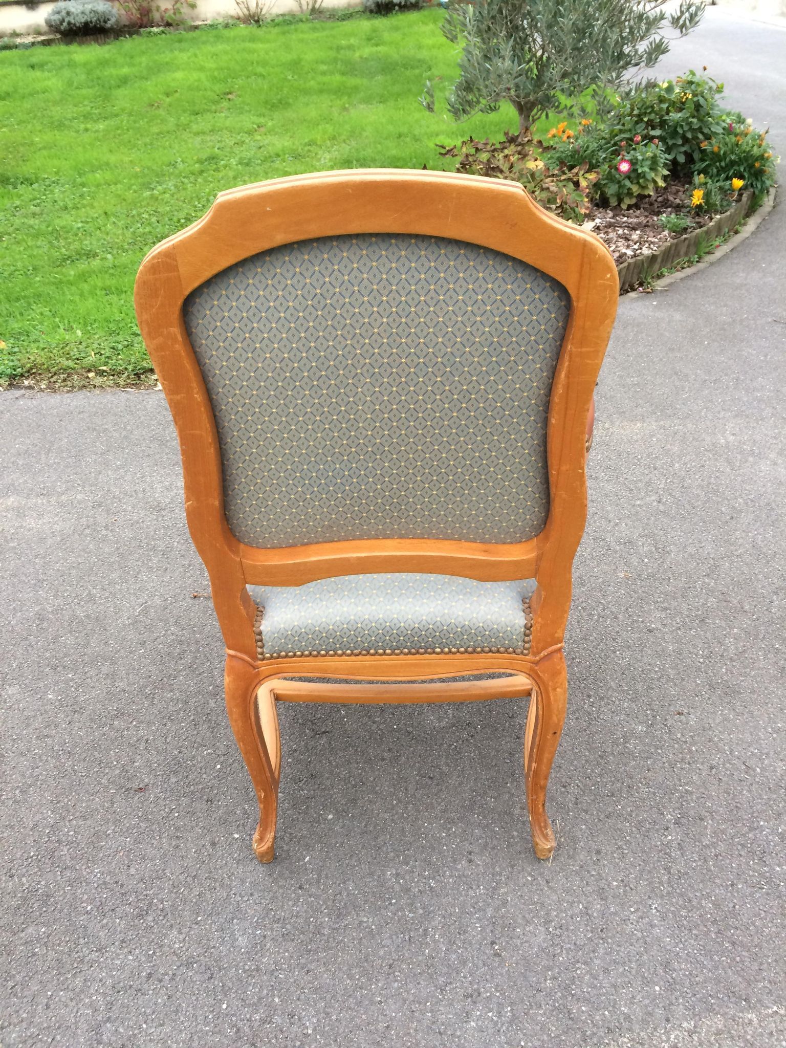 Louis XV convertible armchair