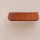 Vintage teak sconce. Mid-century modern classic Scandinavian wall lamp