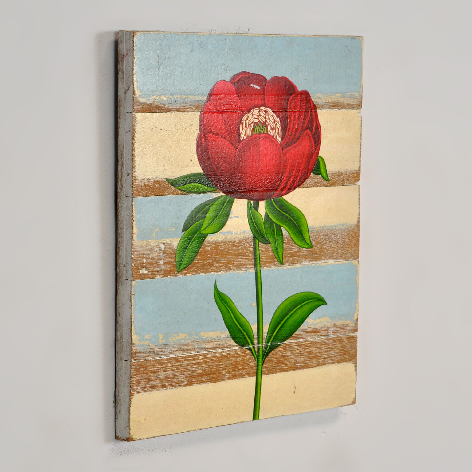 Painting on driftwood