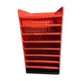 Set de 9 bannettes oranges et une noire Roger Talon