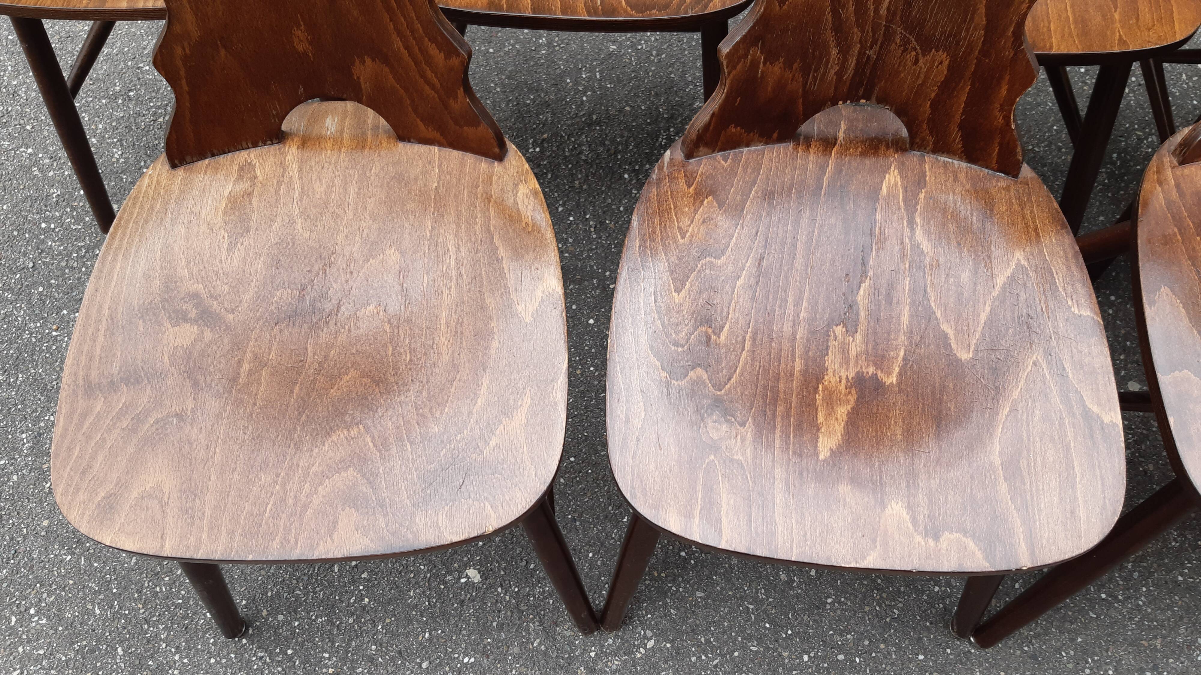 Lot 16 chairs bistro brasserie chalet deco mountain