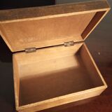 Raw wooden box