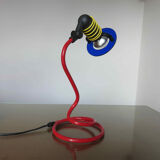 Lamp " spiral " primary colors 80s era Memphis