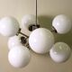 Sputnik chandelier 8 lights, Kaiser Leuchten, Germany, 60's