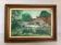 Watermill painting oil on canvas signed