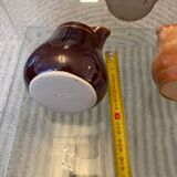 Trio of vintage jugs and milk jug