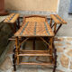 Vintage rattan and wicker deckchair
