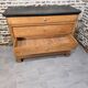 19th-century oak commode