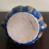 Small vase with two handles in flamed stoneware - Gilbert Méténier