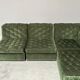 Modular corduroy lounge sofa by Laauser, 1970s