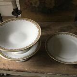Antique porcelain table service