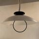 Vintage 80s white and blue suspension design