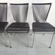 Suite de 4 chaises vintage scoubidou 1960