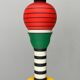 Lampadaire vintage français d'Olivier Villatte, années 1980
