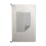 Original engraving signed and numbered by Manuel ALVESS (1939-2009) Lorem ipsum dolor, 1971