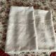 Nappe tissus damassé, Brodé MP