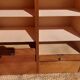 Double curtain filing cabinet