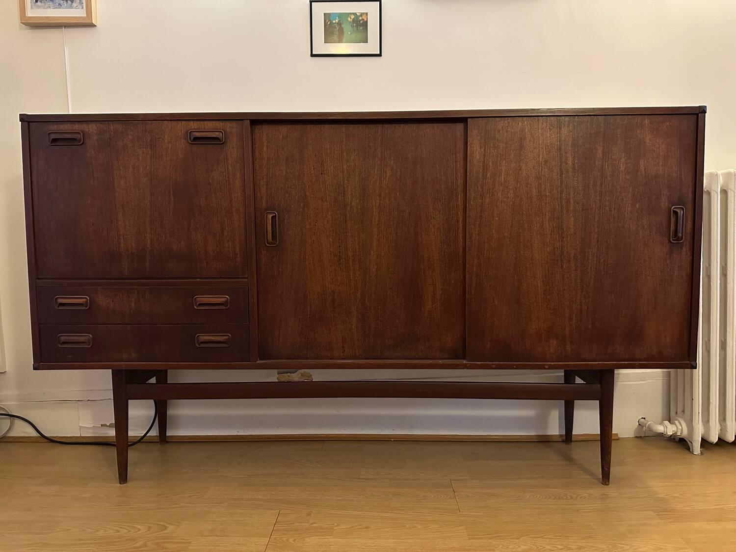 Enfilade en teck années 50 par Musterring