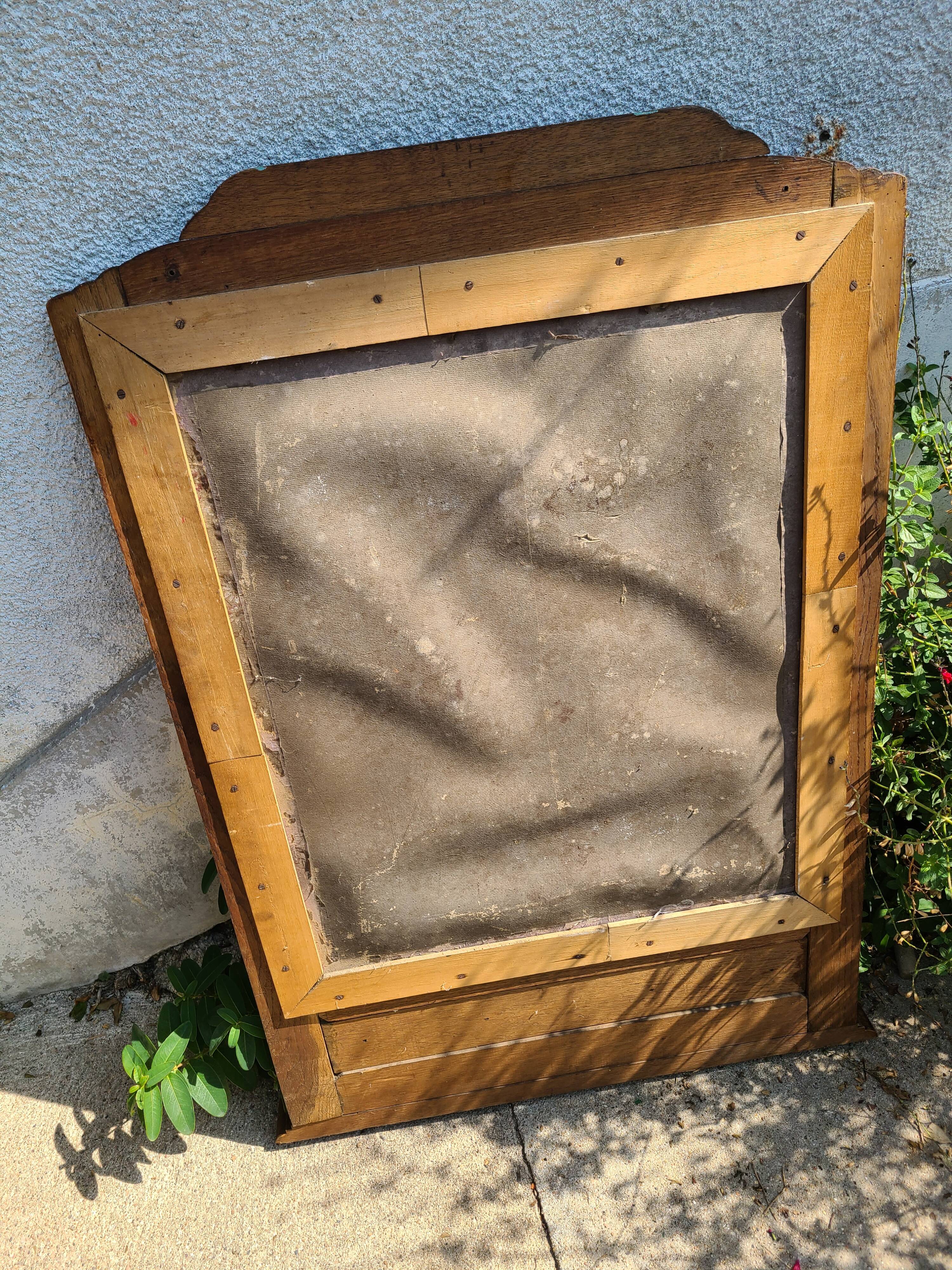 Art deco mirror trumeau old 1930