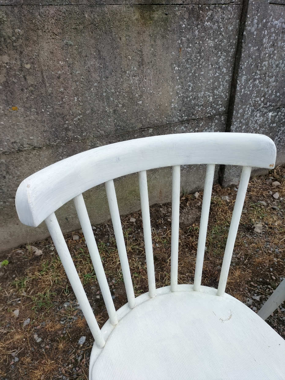 Pair of Baumann bistro chairs