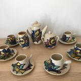 Flambéed coffee service