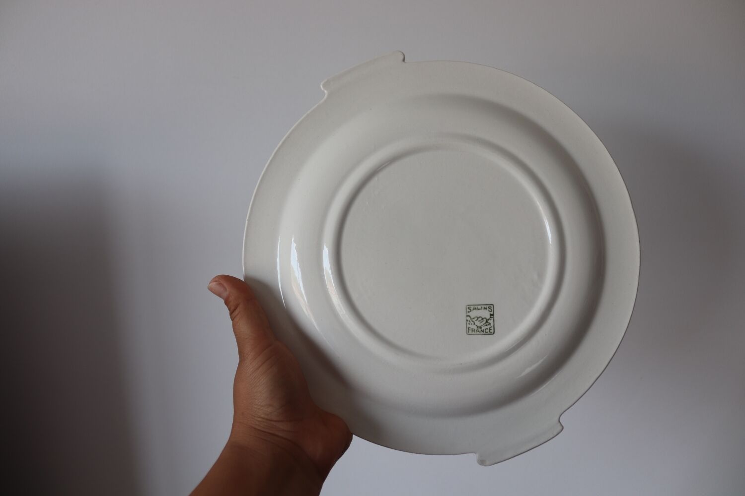 Mint green saline serving dish