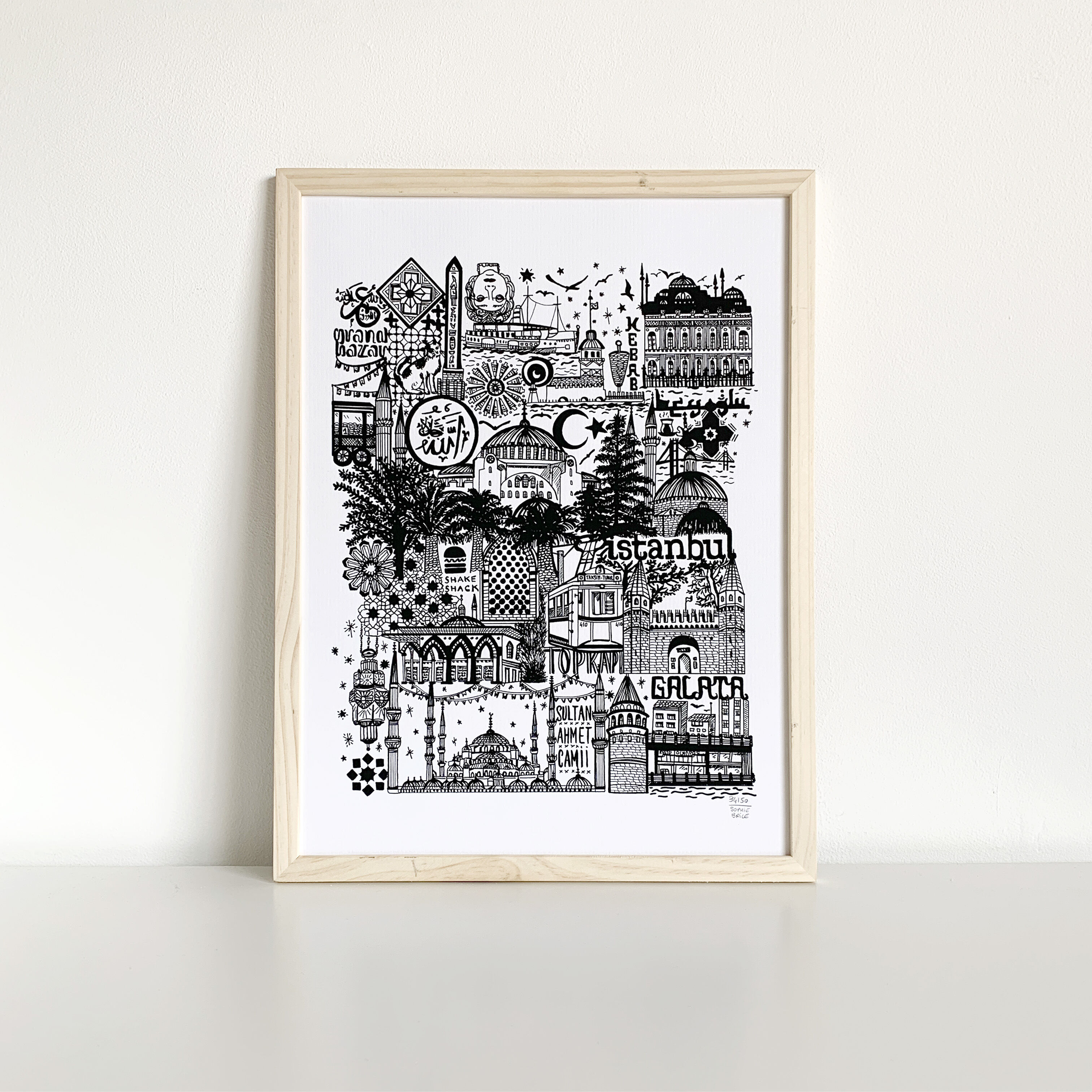 Istanbul screenprint