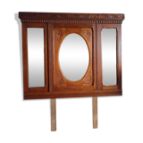 Miroir triptyque art déco chêne