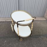 Vintage ivory and brass service