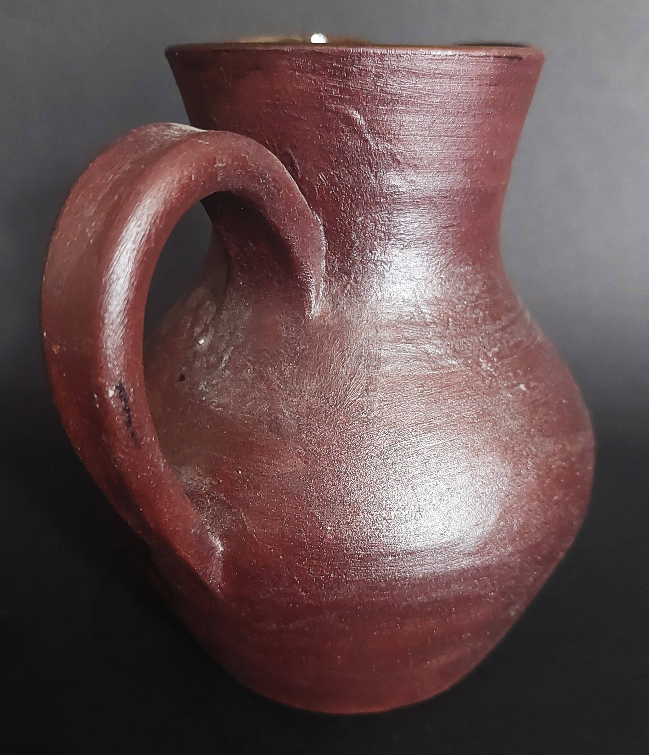 Stoneware pitcher, signature to be identified, 20th century