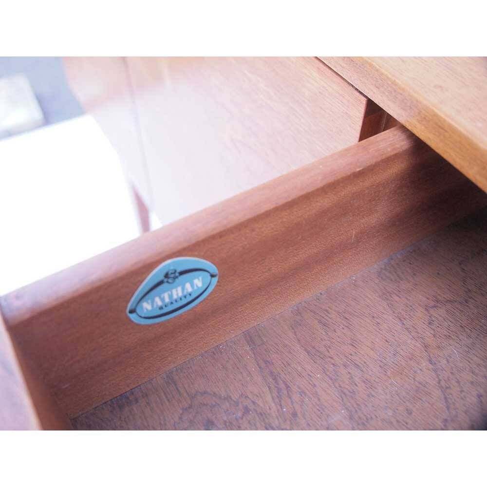 Long Scandinavian vintage sideboard Nathan