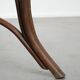 Antique Thonet design side table from the early 20th century with a natural stone top