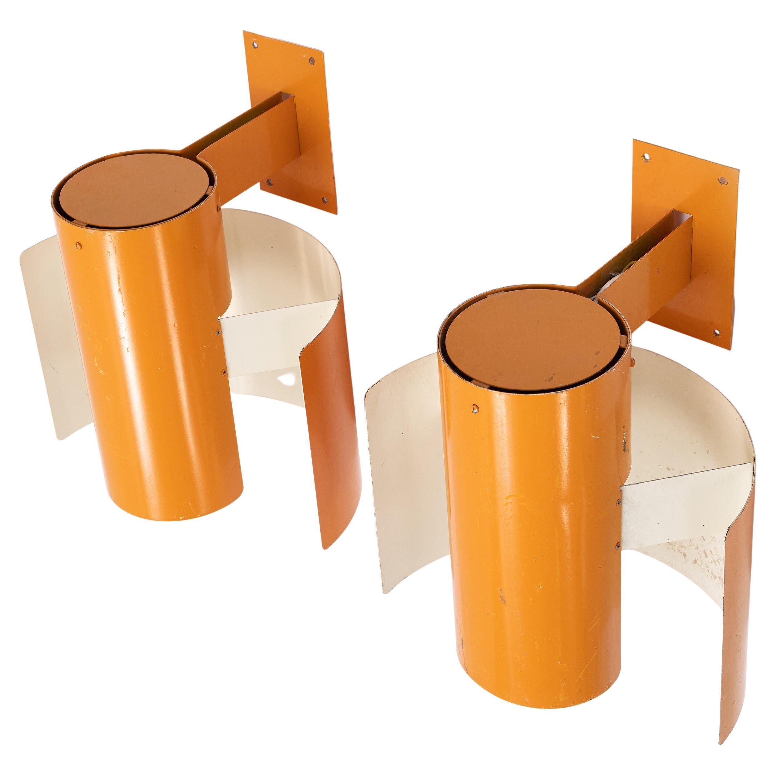 Large wall lamp by Bruno Herbst made in Sweden, 1970.