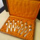 12-spoon box silver metal mocha 12G