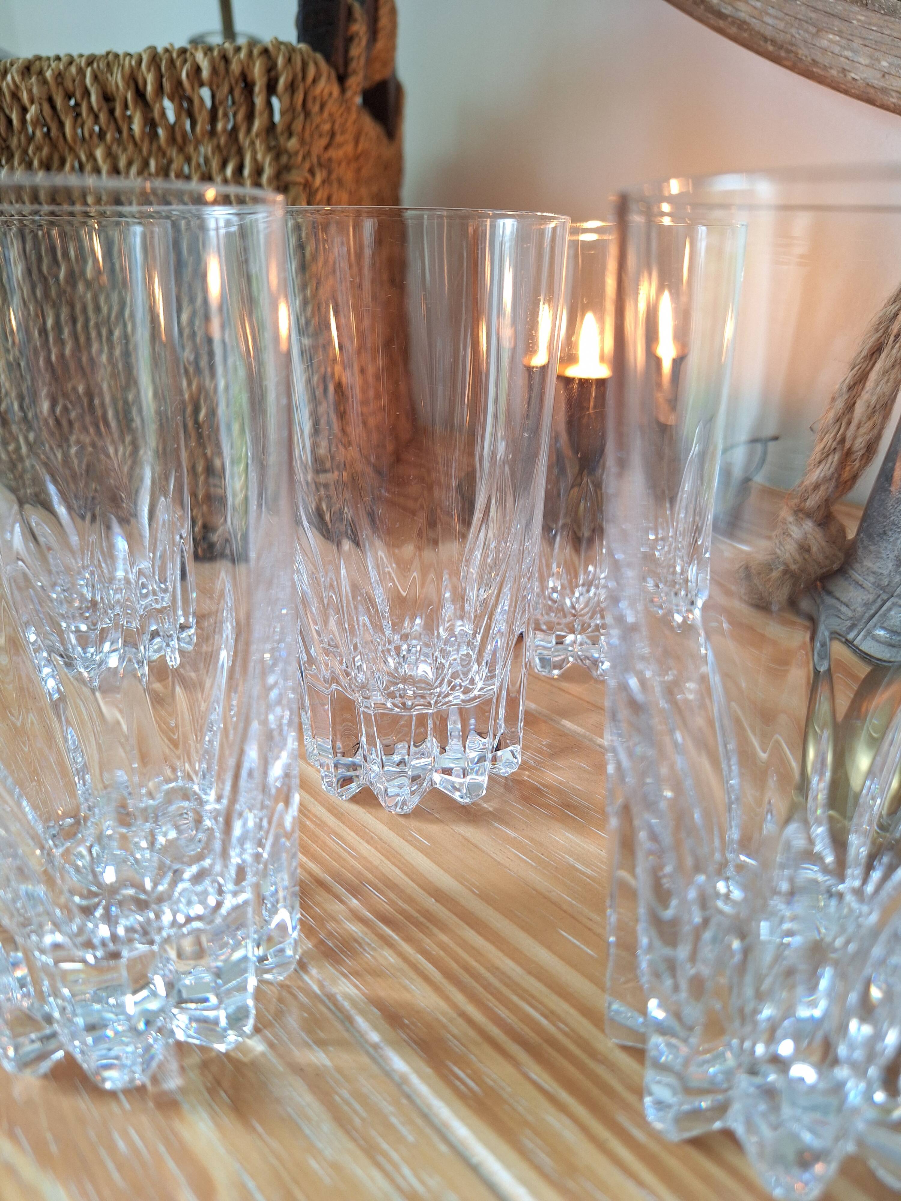Crystal water glass