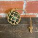 Old Float Ball. Marine Decor. Green Glass Ball. Ball a