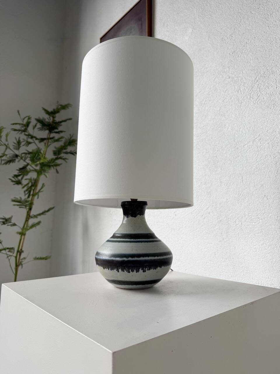 Vallauris ceramic table lamp from the 60s