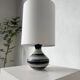 Vallauris ceramic table lamp from the 60s