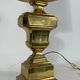 Vintage Large Italian Solid Brass table lamp from 50s