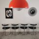 Bauhaus-style dining set from the 70s