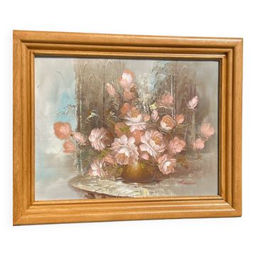 Tableau bouquet of flowers magnesco