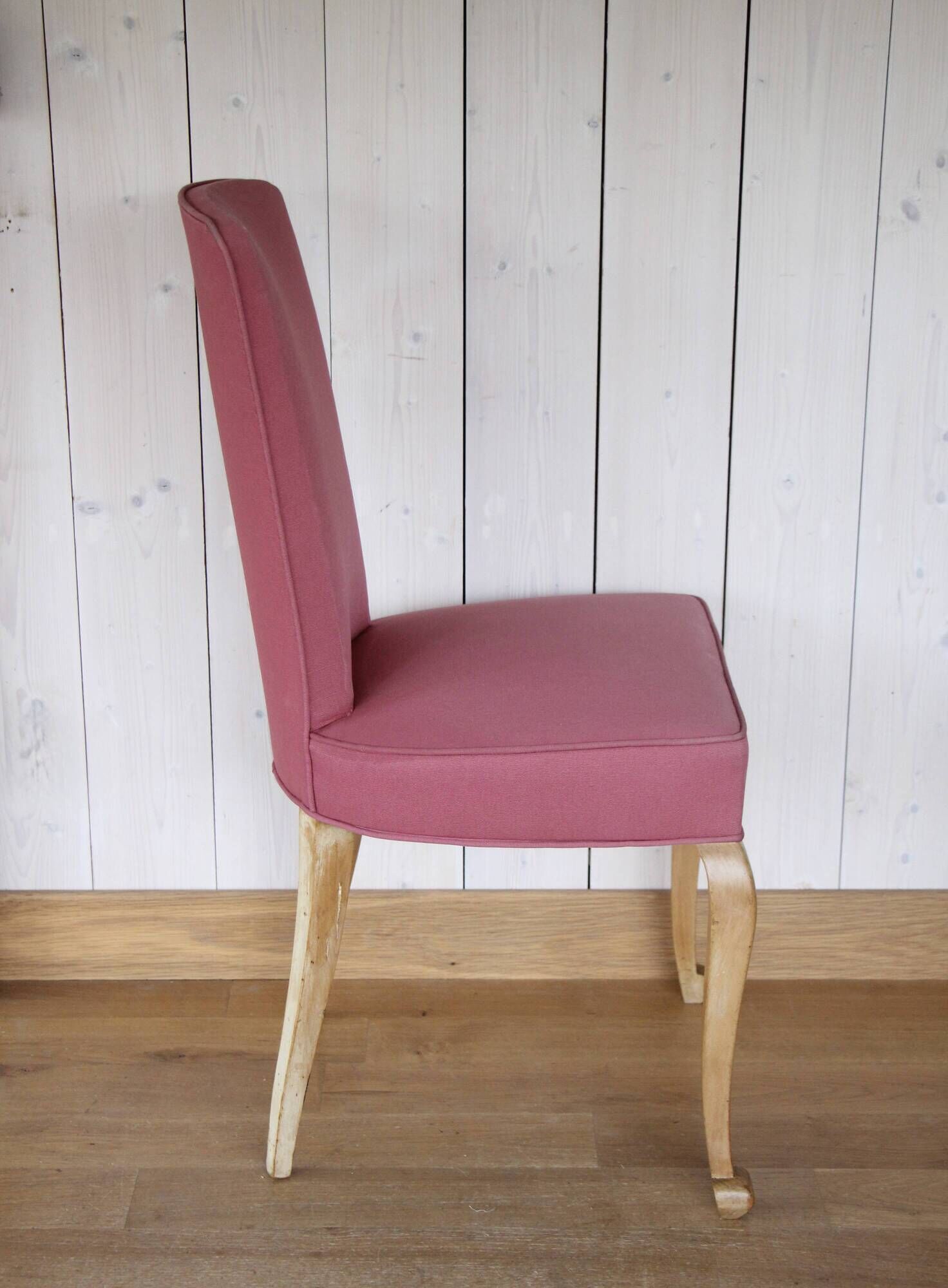 Upholstered chair in Scandinavian style