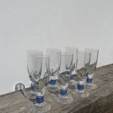 7 flûtes à champagne bleues, 1990