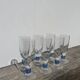 7 flûtes à champagne bleues, 1990